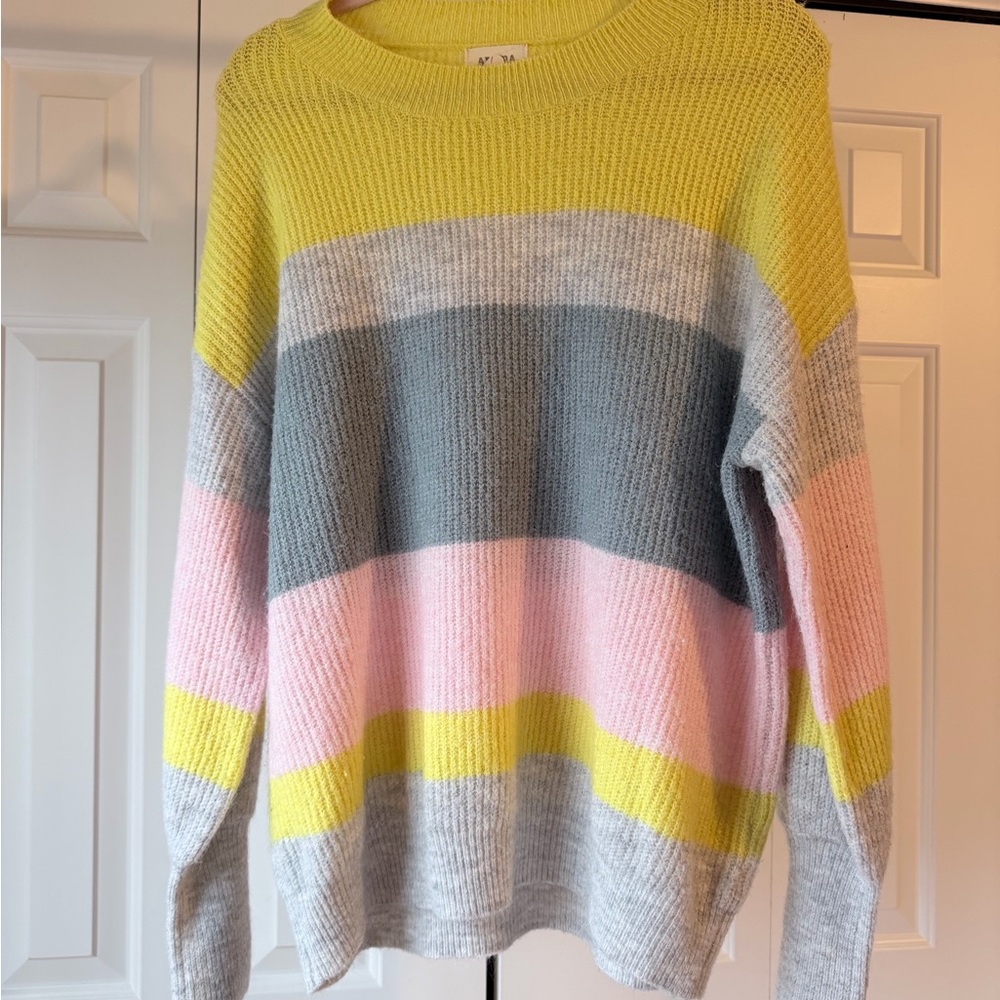 ADORA Colorful Striped Women's Sweater
